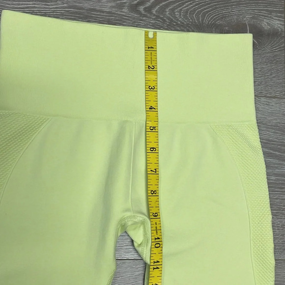 Tek Gear High Rise Workout Leggings Yellow S - Picture 9 of 14